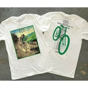 1985 R.E.M. Reconstruction III Tour T-Shirt, 80s REM Rock Band Shirt 2 Sided